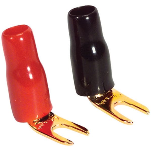 Main product image for Gold Spade Right Angle 8 AWG #8 2 Pair 095-676